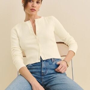 Reformation Joanne Cotton Cardigan